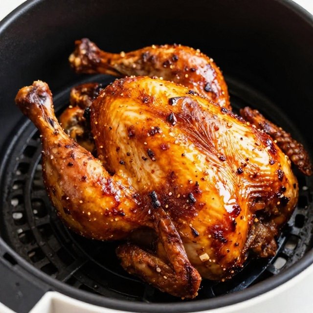 Air Fryer Whole Chicken (Juicy Tandoori-Style Roast)